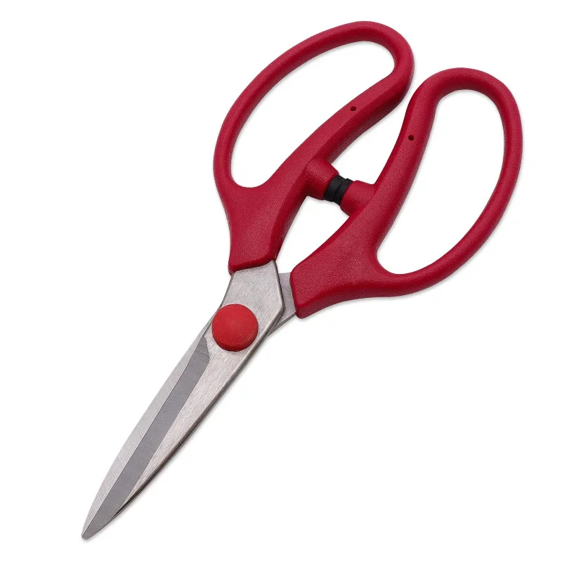 

PP Handle Straight Head Pruning Shears, Stainless Steel Blade Flowers Scissors, Household Garden Bonsai Tools, Blacking Process