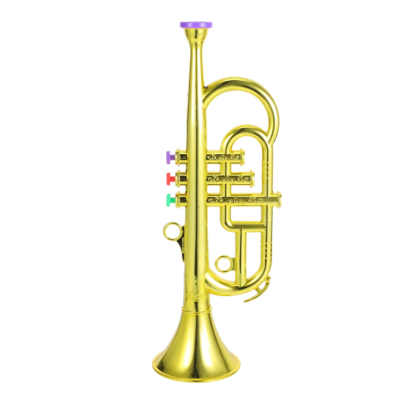 

Children's Musical Toys Instrument Performance Props Plastic Three-section Trumpet