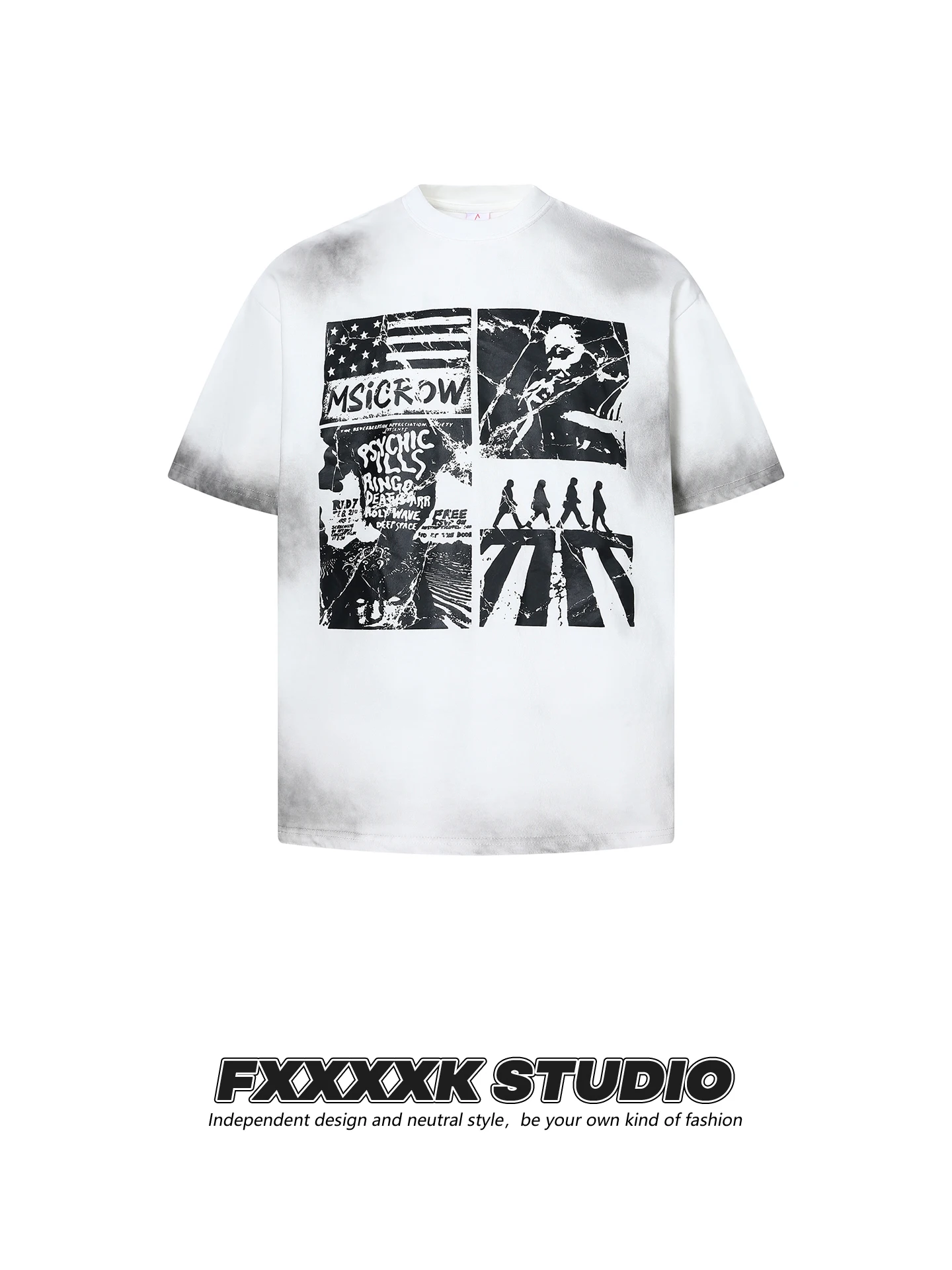 

Оригинальная мужская футболка FXK High Street fiti с принтом, оверсайз, с коротким рукавом, удобная, дышащая, из хлопка, в стиле хип-хоп