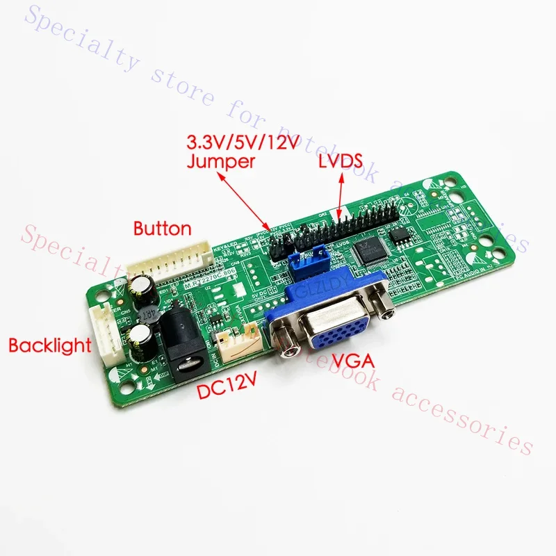 VGA Controller Board for AUO G084SN05 V9 8.4 Inch Original New Grade A+ 800*600 LCD Screen Industrial Display Driver Board