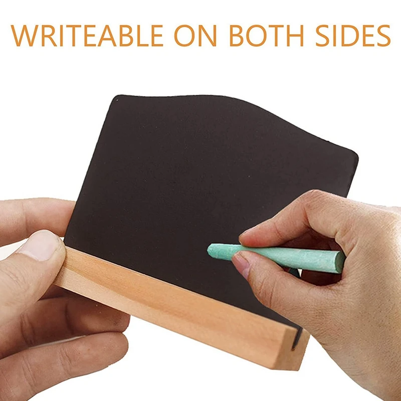 8 PCS Mini Chalkboard Signs For Chalk Sign,Food Labels Message Board Signs For Party Restaurant Wedding