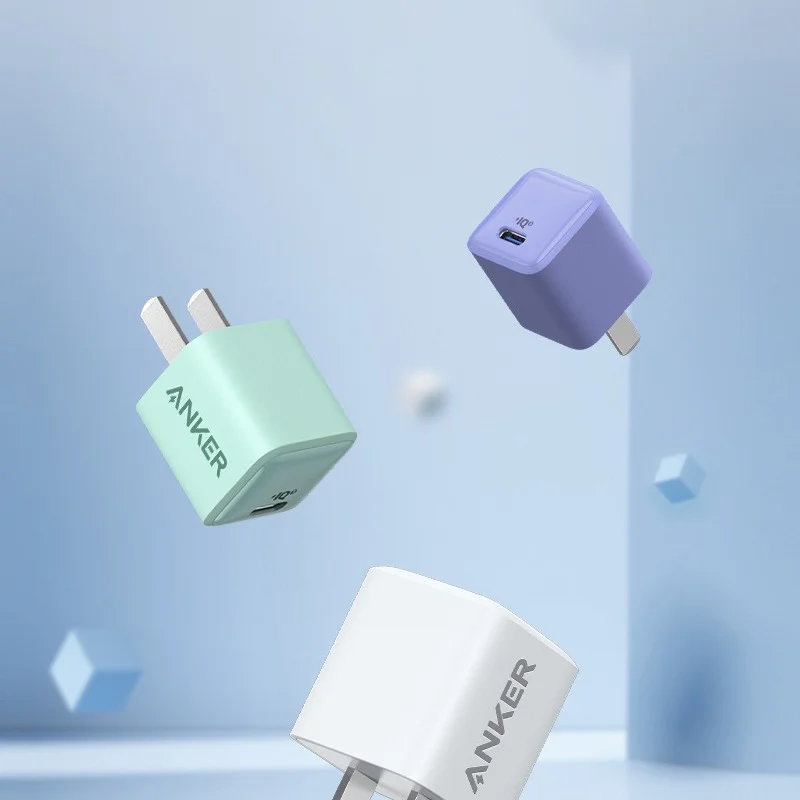 ANKER Nano Type C 20W USB Mobile Phone Charger Plug Fast Charging For Apple iPhone 14 13 12 Xiaomi Huawei