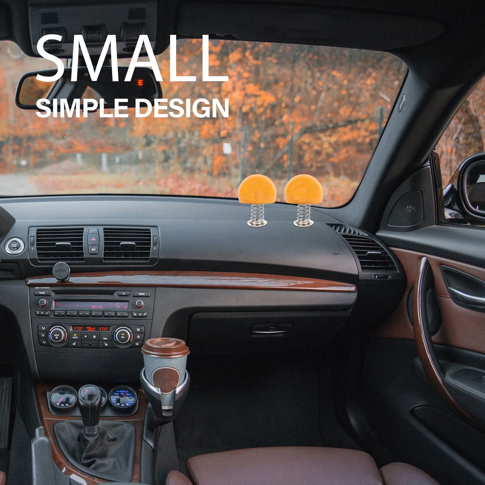 10 قطعة من ملحقات قاعدة الربيع للوحة القيادة للديكور الداخلي للسيارة، حلقات زينة اهتزازية ذاتية الصنع للدراجة الكهربائية