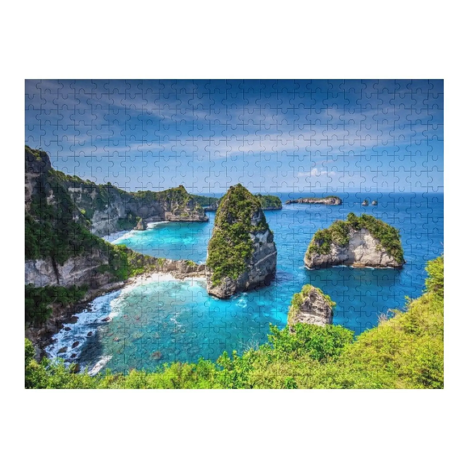 

Тысяча островов на Нуса Пенниде - Бали Деревянный пазл для взрослых с персонализированной фотографией Деревянный пазл на заказ