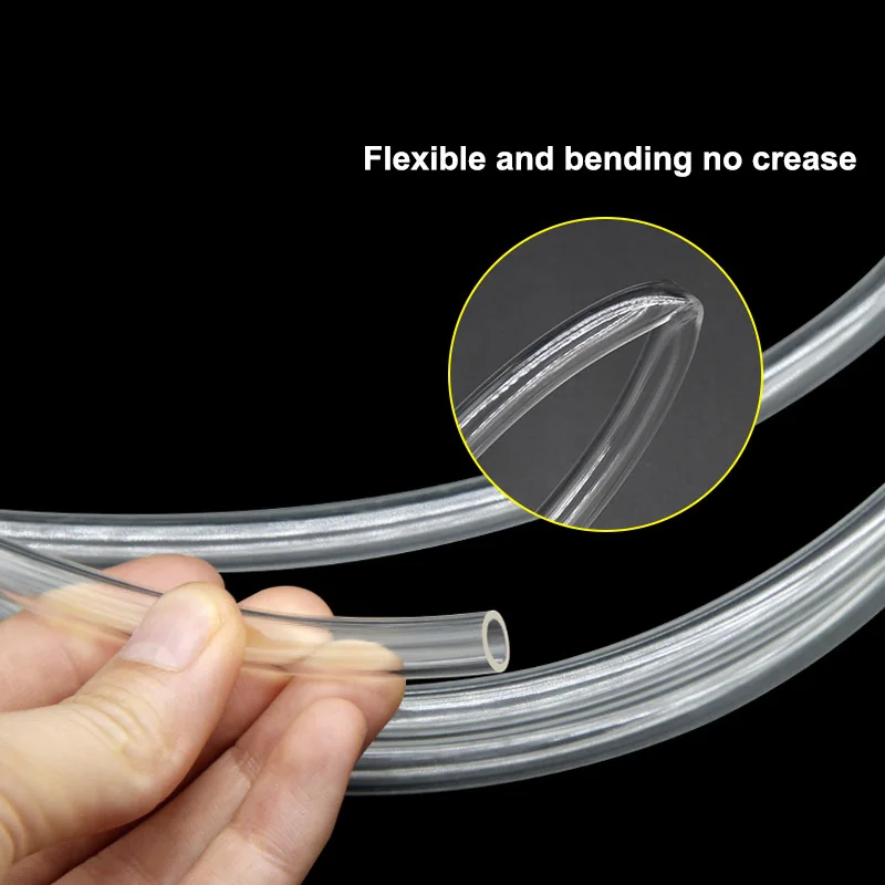 Combustível Gás Mangueira String Tube, Gasolina Tubo para Mangueiras Trimmer, Chainsaw, Blower Line Tool, 2x3.5mm, 2.5x5mm, 3x5mm, 3x6mm, 4x6mm, 5x8mm, 6x8mm, 7x10mm, 1m