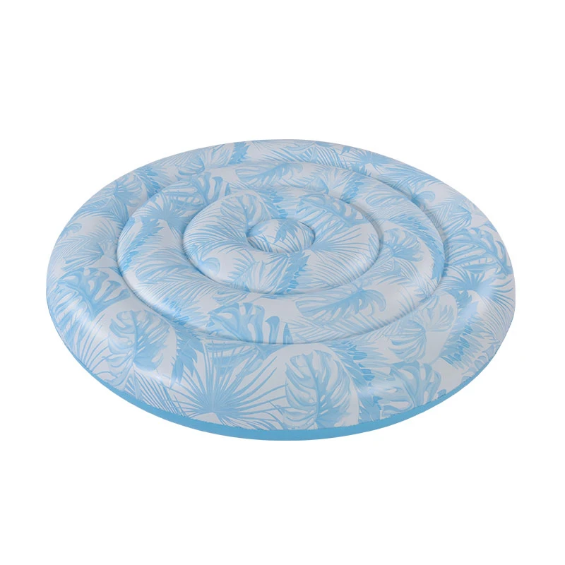 

Water Park Air Cushion Comfortable Floating Bed Customized Round Inflatable Pool Lounge