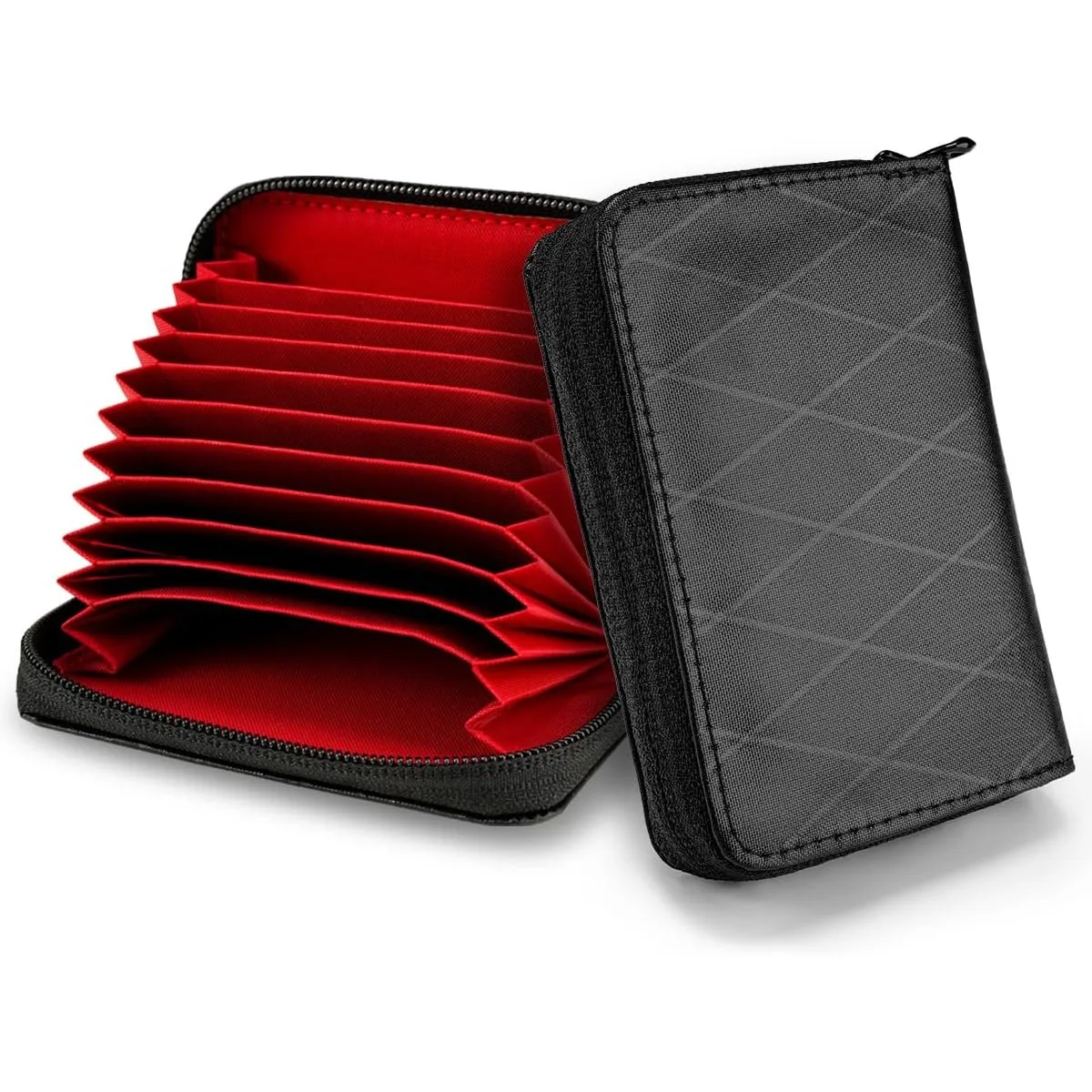 

Тактический нейлоновый картхолдер Tactical Geek PC1 EDC на 11 слотов для кредитных карт, легкий минималистичный кошелек на молнии для мужчин и женщин