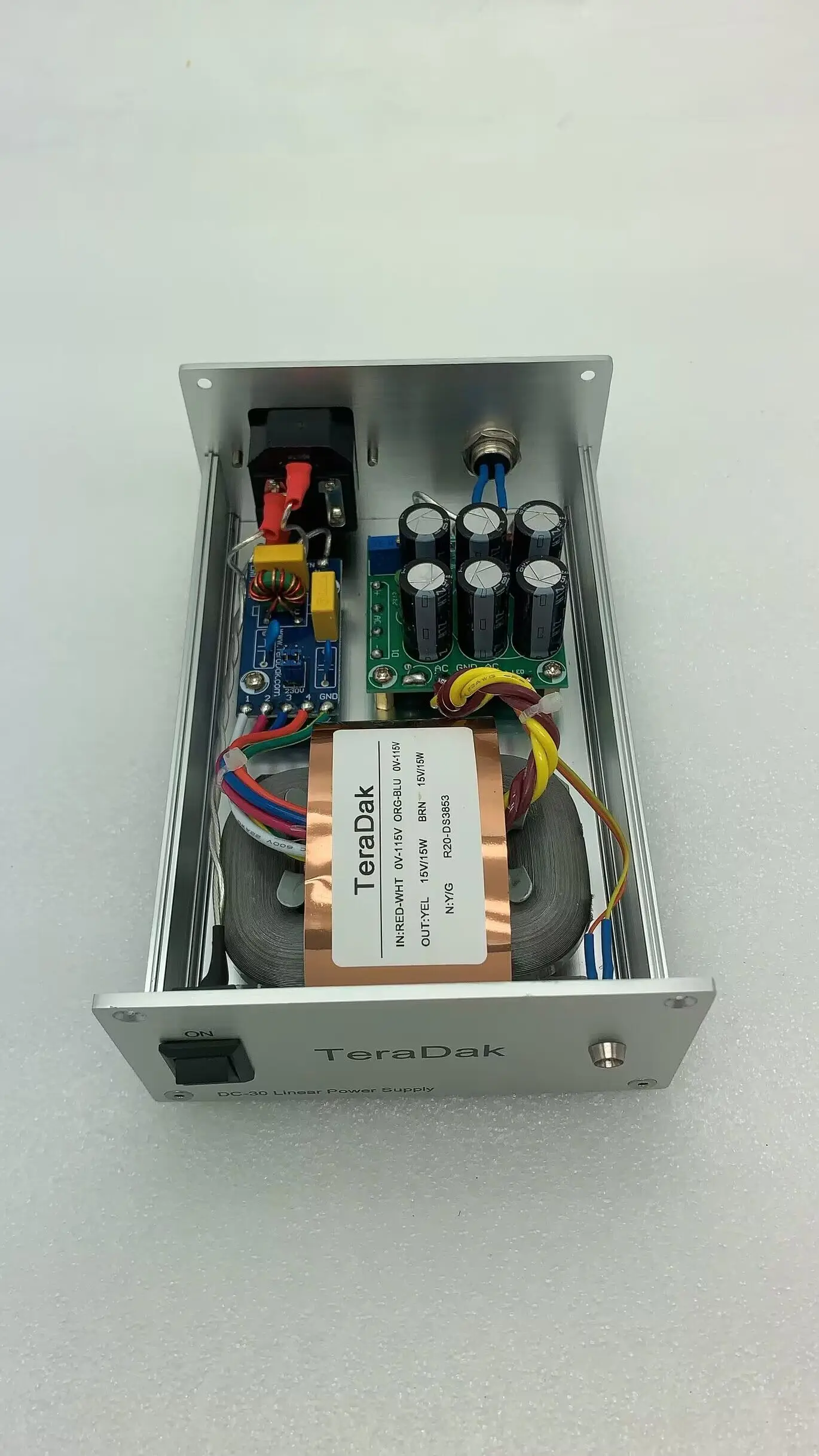 TeraDak DC-30 HiFi Linear Power Supply DC5V3A DC9V2.5A DC12V1.8A For Audio Equipment Upgrade
