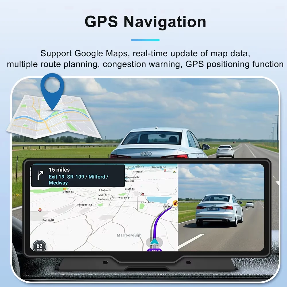 

Android Auto Cam For Nissan Toyota Kia Honda Hyundai VWCar Radio 10.26 Inch Universal Android WIFI GPS Audio Multimedia Player