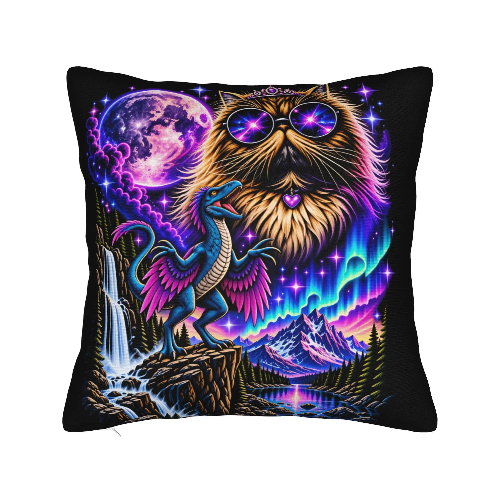 Vintage Princess Donut And Mongo Dungeon Crawler Carl Pillow Case  Custom Pillow Cover For Home Decor Cute Funny Pillowcases