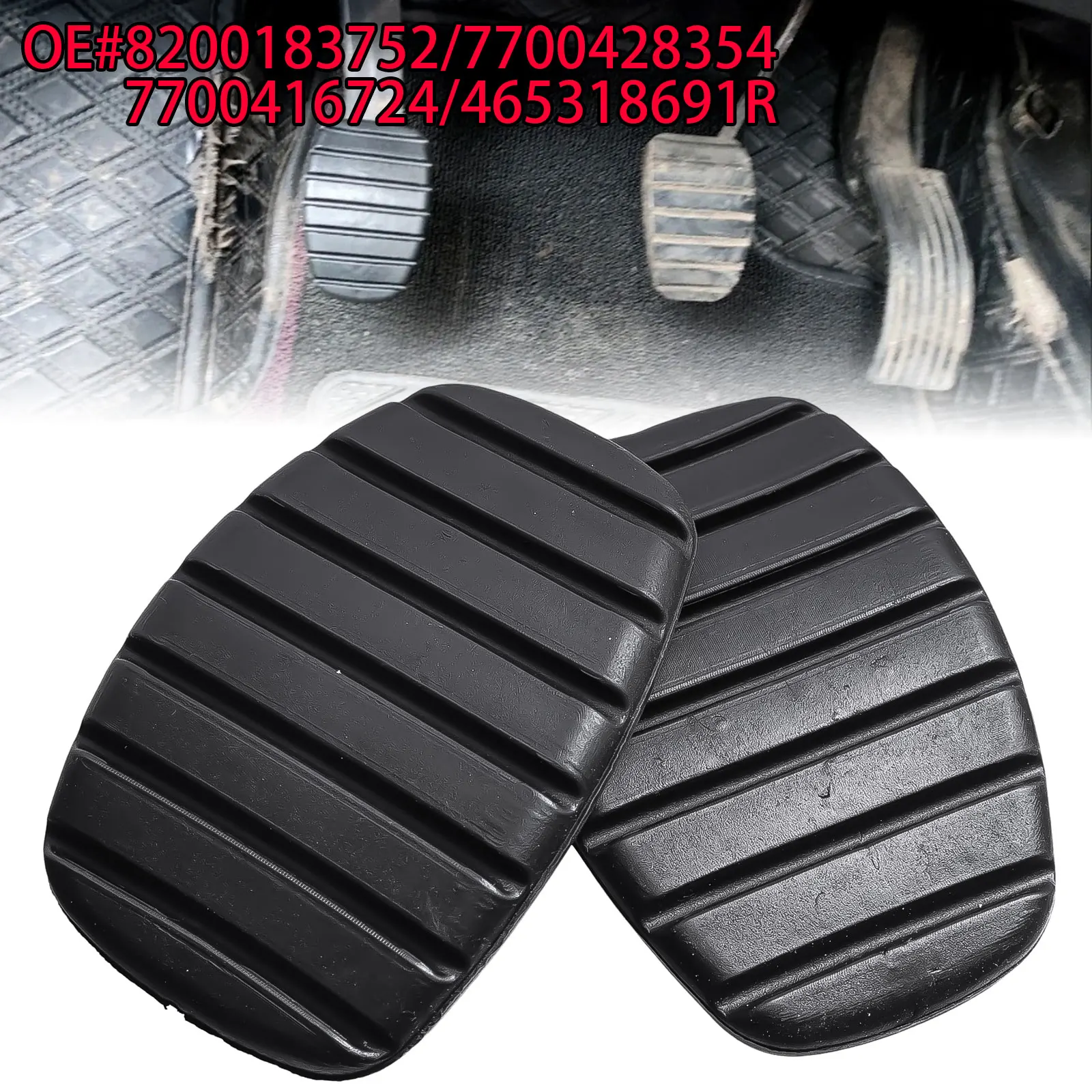 7700416724 8200183752 Clutch Pedal Pad Cover FOR Renault Trafic Vauxhall Vivaro Clio Kangoo Megane