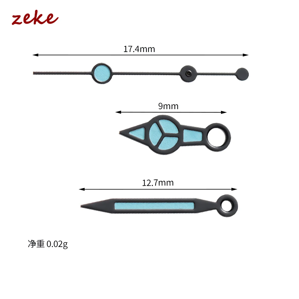 High Quality Watch Hands Green Luminous Hands Suitable for NH35 NH36 4R 7S ETA 2836 2824/8205 8215 Movements Watch Accessories view 6