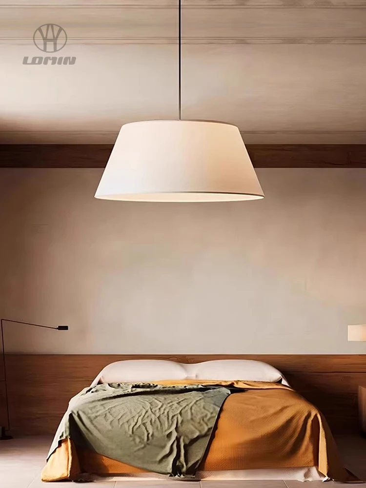 

French Cloth Chandelier Pendant Light for Living Room Bedroom Dining Room Kitchen - Warm Romantic Hanging Lamp