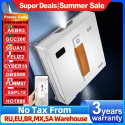 ABIR WD8 Robot Window Vacuum Cleaner,Dual Water Spray,Laser Sensor,Smart Home Glass Wall Wet Dry Cleaning ,APP&Remote Control