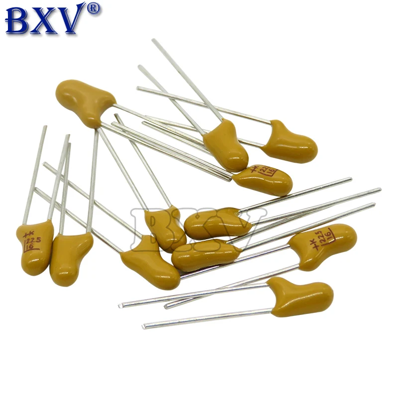 5PCS Tantalum Capacitor 16V 20V 25V 35V 50V 0.1UF 0.22UF 0.33UF 0.47UF 100UF 220UF 1UF 2.2UF 4.7UF 10UF 15UF 22UF 47UF DIP