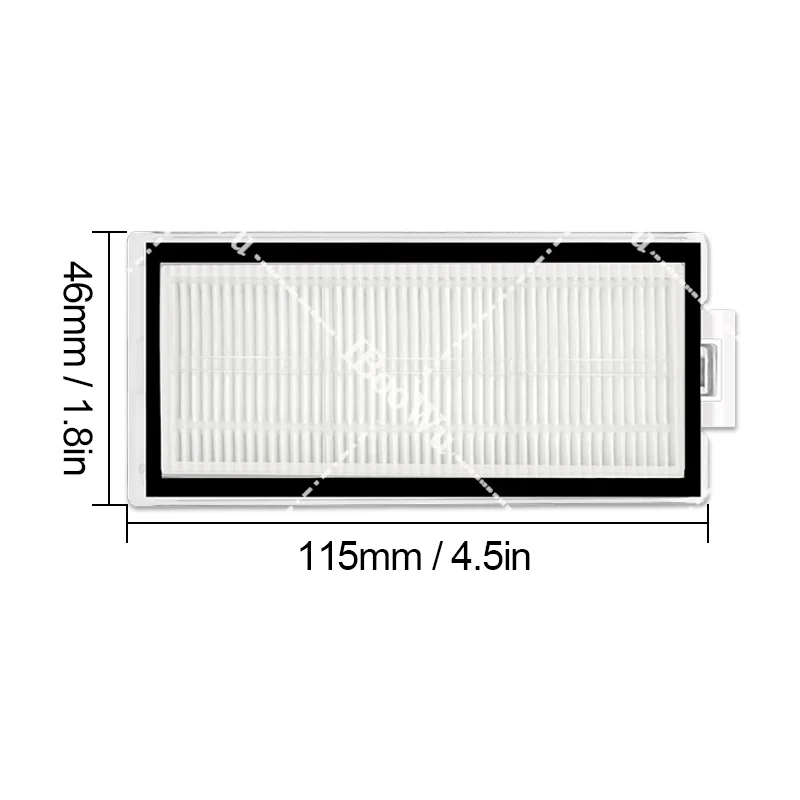 Cepillo lateral principal con filtro Hepa para Roborock Q7 Max, Q7 Max +, T8, accesorios para Robot aspirador, piezas de repuesto