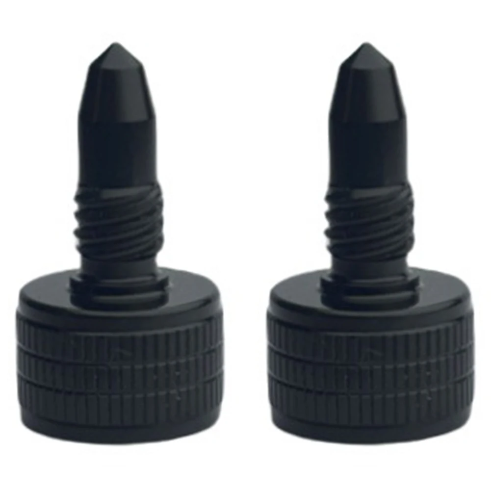 

2 Pieces Aluminium Alloy Pool Cue Butt Protectors with Screws and Weight Bolts to Shield Cue Joints from Debris and Damage
