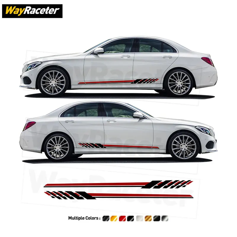 

Final Edition Car Door Side Stripes Sticker Decal For Mercedes Benz C63 W205 AMG S205 A205 C205 W206 S206 C200 C250 C300