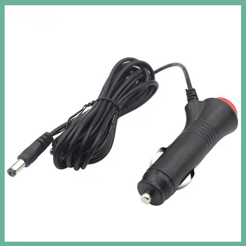 DC 5.5*2.1 Car Cigarette Lighter Socket DC 12V Converter Power Supply Charger Adapter Mal Ecable Extension Cable Plug Power E3