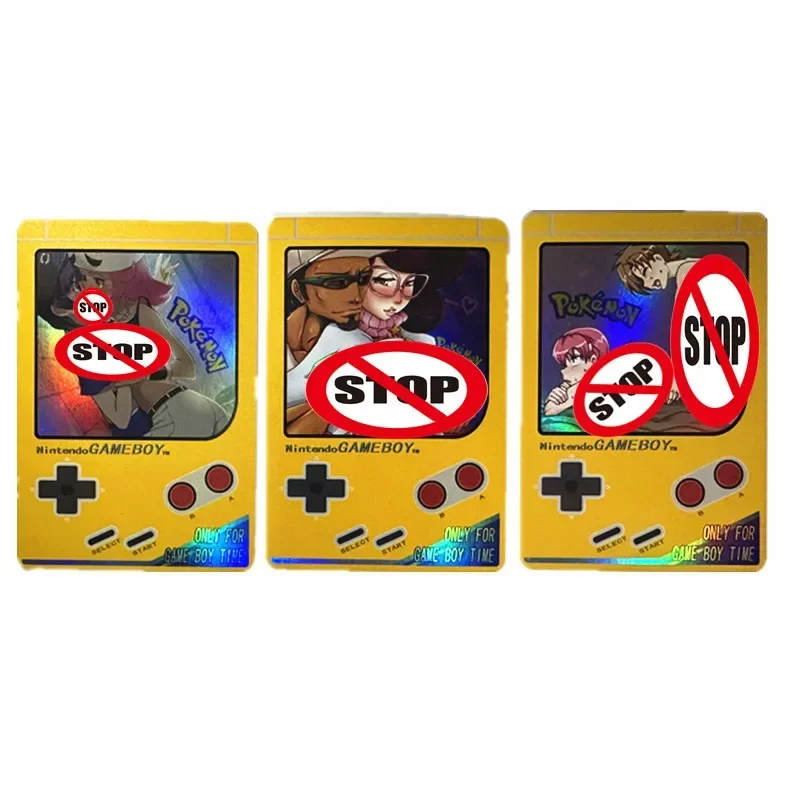 

3Pcs/set Anime Pokémon Trainer ACG Sexy Nude Card Classic Battle Game Toy Gift Comic Collection Card