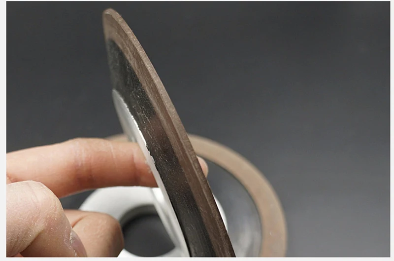 Einseitig abgeschrägtes Diamantschleifrad für Hartmetall-Sägeblätter, Fräser, Drehwerkzeuge, Bohrer, Konzentration 125*32*10*1,5 – Detail 5
