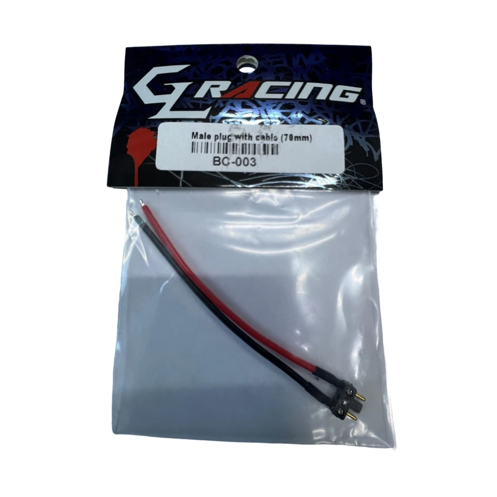GL RACING ESC Battery Cable Set – Includes CR-20 with Cable, 1.5mm GL Power Plug (Male), BC-001/002/003/004 & More – Compatible - view 5