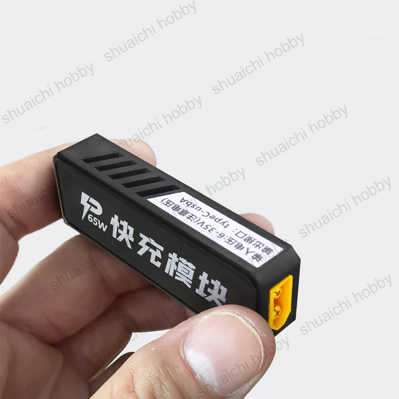 1PCS Full Protocol 65W Step-down Fast Charging Module 6-35V XT60 Input Type-C USB-A Dual Port Output for AVATA Mobile Phone