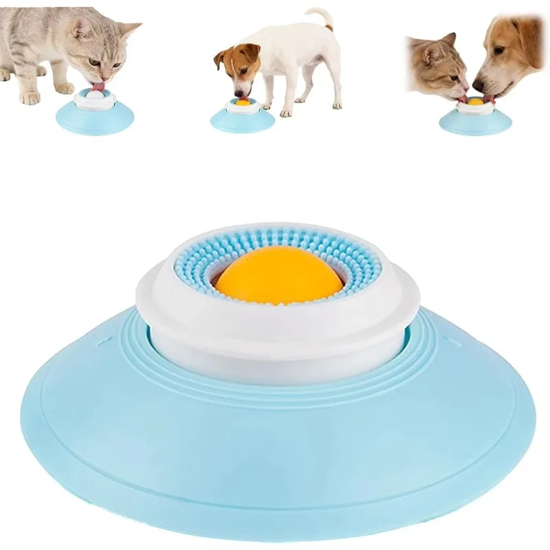 

New Design Versatile Dog Liquid Lick Bowl for Semi-liquid Foods Anti-Slip Interactive Dog Slow Licking Bowl