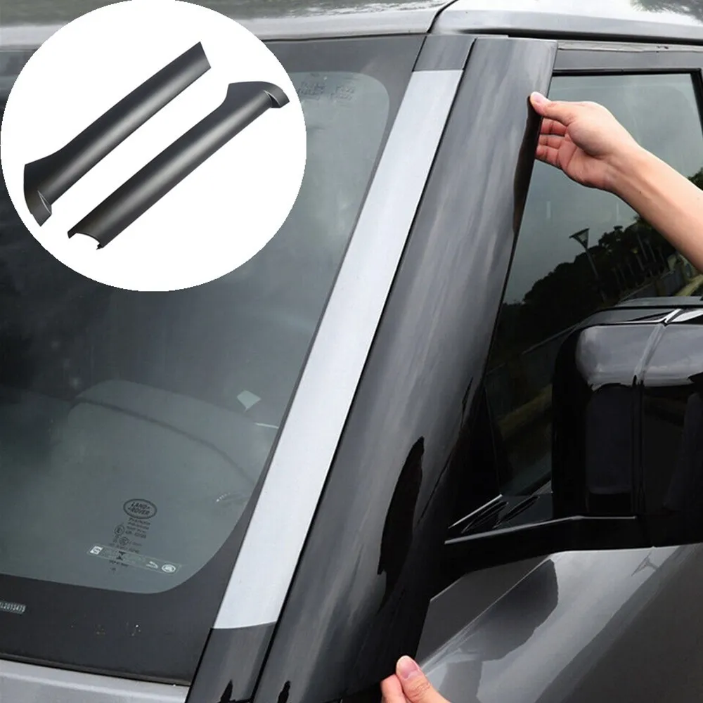 1 زوج الجانب الأيمن والأيسر الزجاج الأمامي الخارجي تقليم عمود صب لاند روفر ديسكفري 2 1999-2004 DCB500070PMA DCB500060PMA