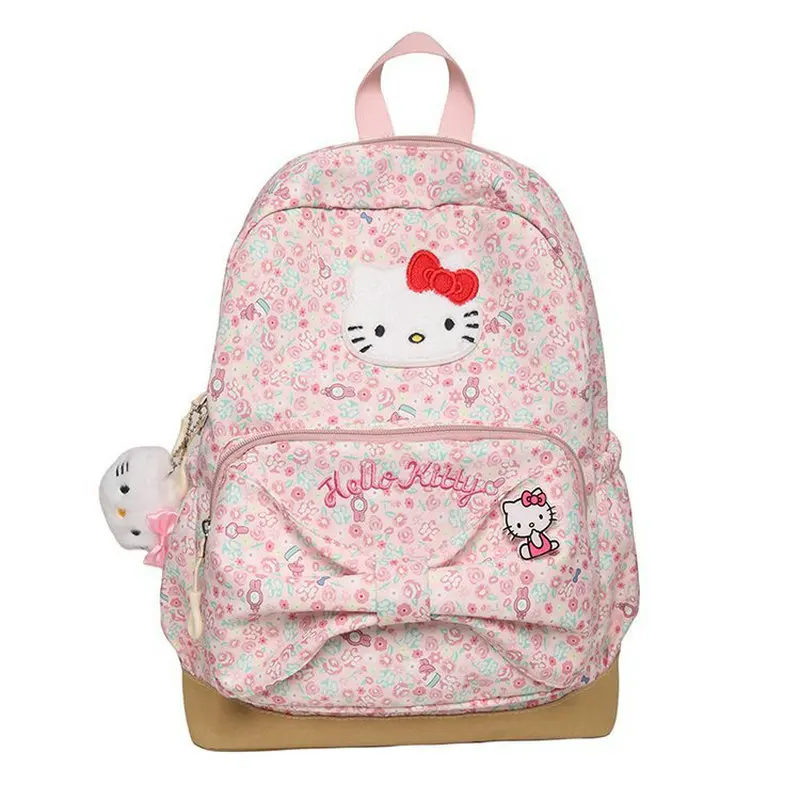 Hello Kitty Kawaii Girls Bagpack Teenagers Women Travel Backpack Kids School Book Bags Mochila Escolar