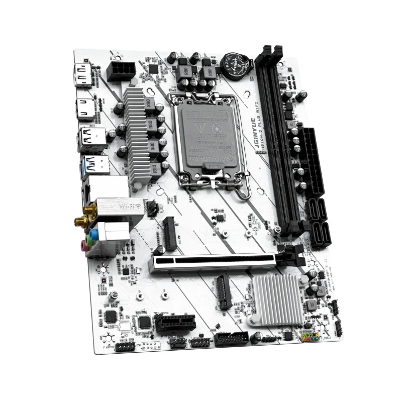 JGINYUE H610M Motherboard LGA 1700 Support Intel Core i3/i5/i7/i9 12th 13th Processor Dual channel DDR4 H610M-D PLUS WIFI