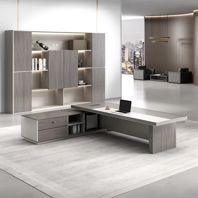 Meja Kantor Desainer dengan La - Gaming Accessories Storage ulasan dan harga