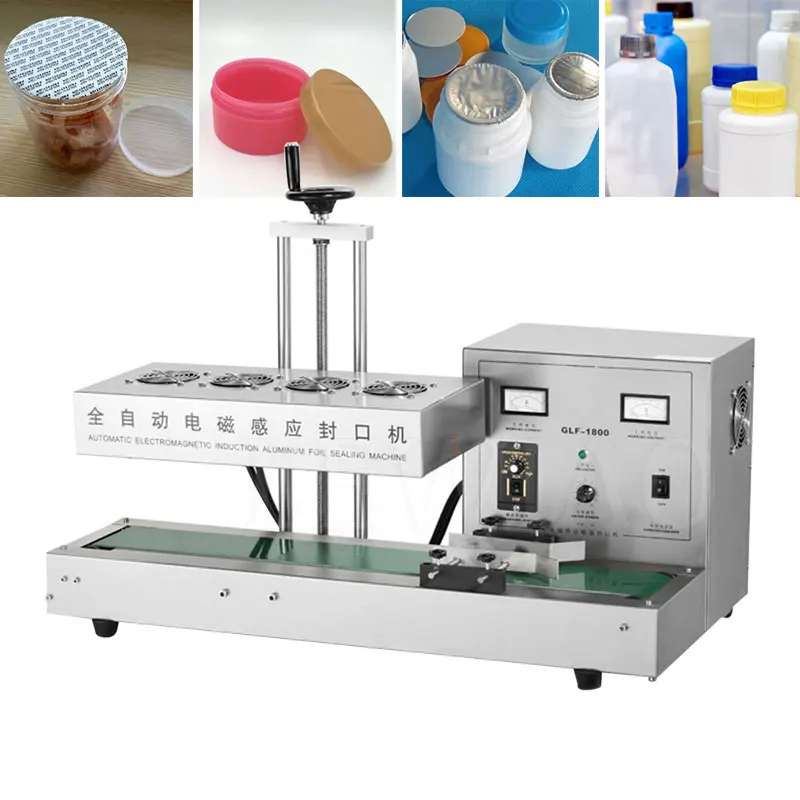 

Automatic Continuous Electromagnetic Sealing Machine Induction Aluminum Foil Packing Machine Plastic Glass Bottle Cap Sealer