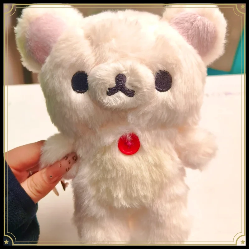 20cm Rilakkuma Plush Doll Long Haired Series Super Soft Kawaii Cartoon Bear Cute Stuffed Animal Basic Style Kids Gift