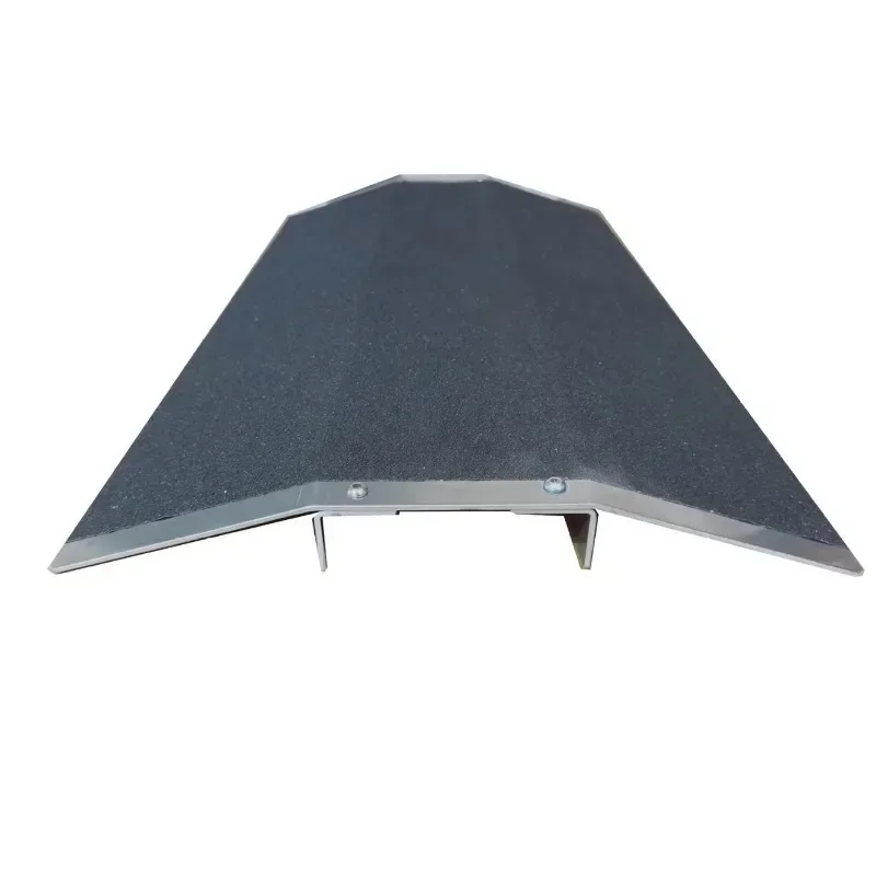 Aluminum threshold, ramp accessible wheelchair