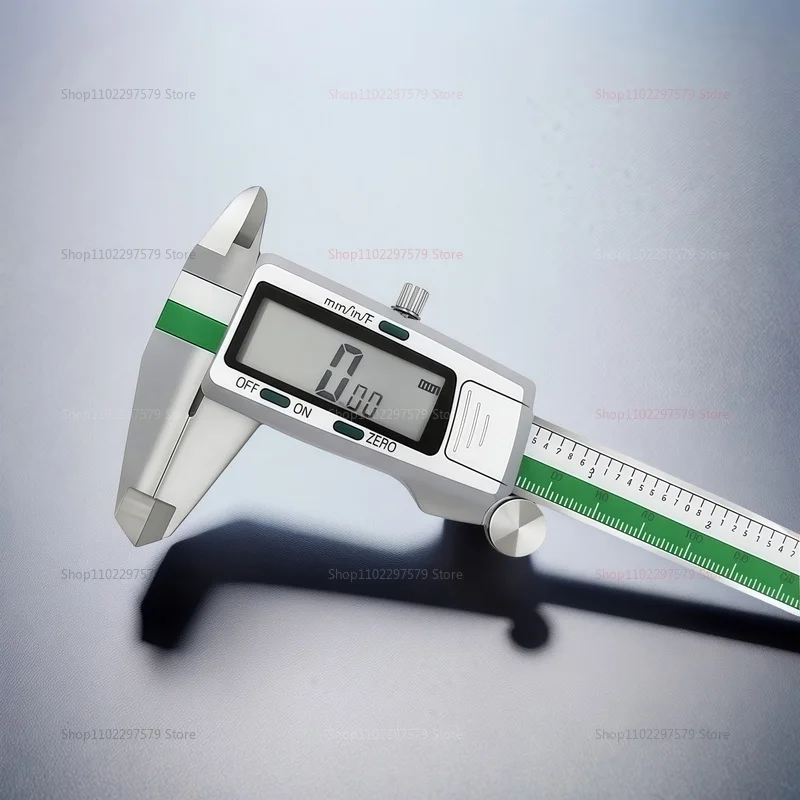 150 مللي متر الفولاذ المقاوم للصدأ فرجار رقمي عالية الدقة 0.01 مللي متر قياس سمك بوصة/مم/جزء لتصنيع الخشب المعدني
