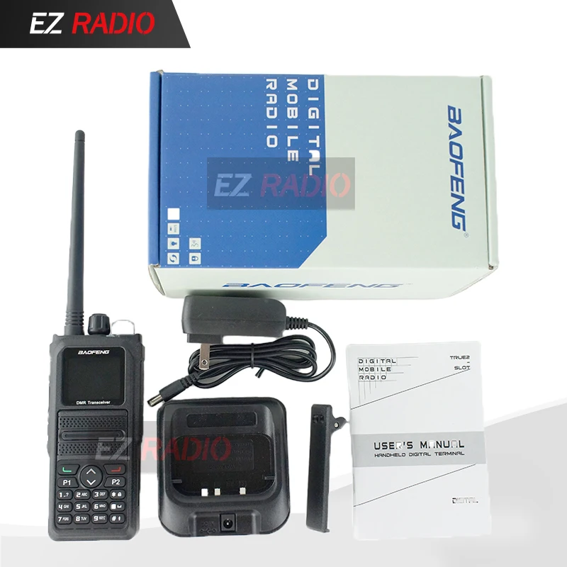 Baofeng Digital Walkie Talkie DMR Radio DM 1701 Dual Band Mode Analog DM-1701 Tier 1+2 Dual Time Slot Upgraded Version DR-1801