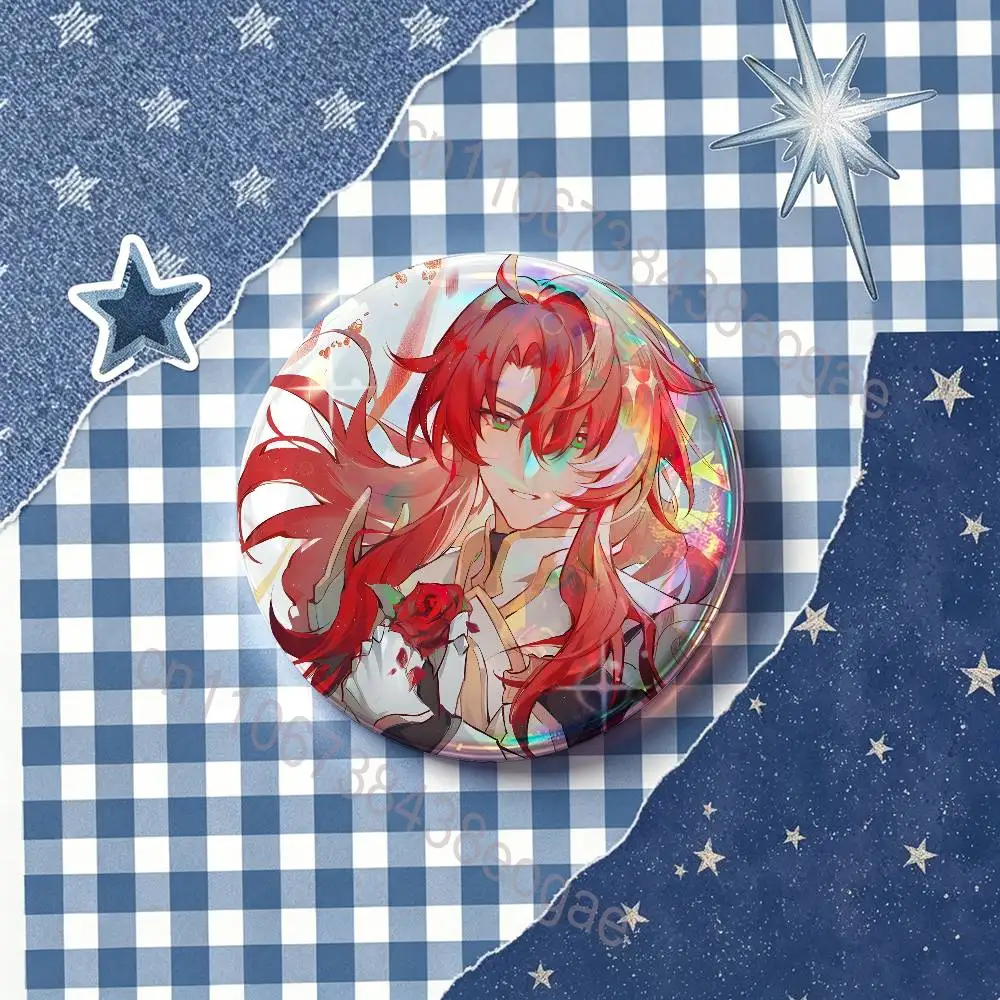 Argenti Honkai Star Rail Badges 25 32 44 58 75 mm Round Customizable Wholesale Fan goods Self-made fan freebies