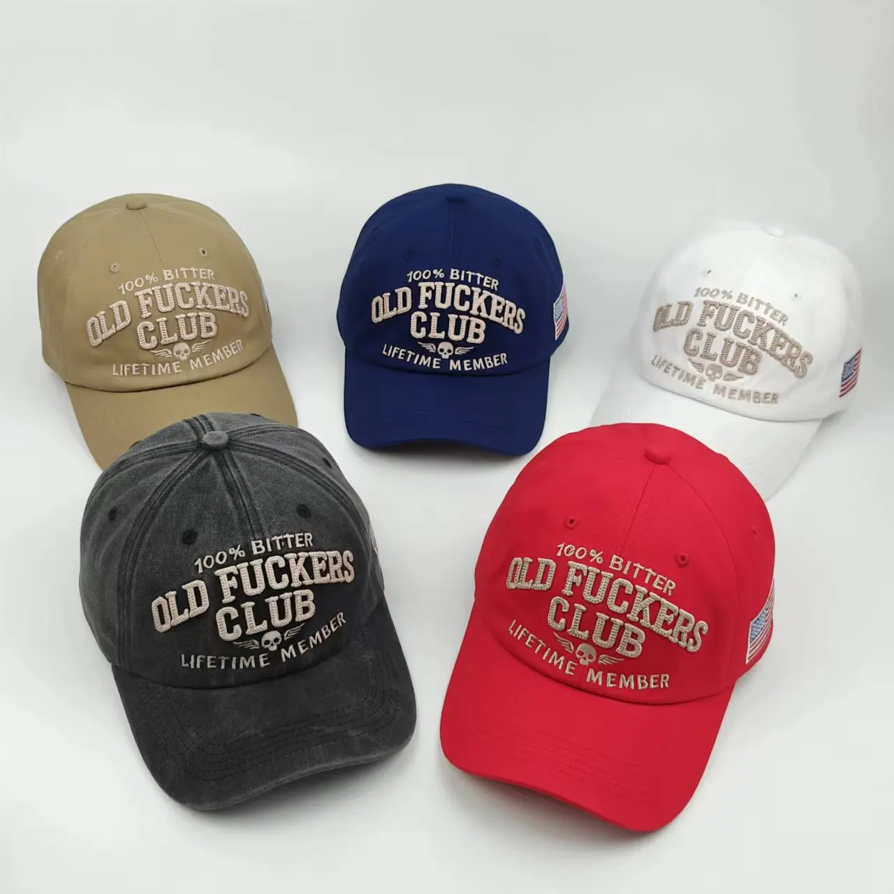 Colorful American Bicentennial Celebration 250th Anniversary Cowboy Baseball Multicolor Outdoor Event Occasion Sports Hat