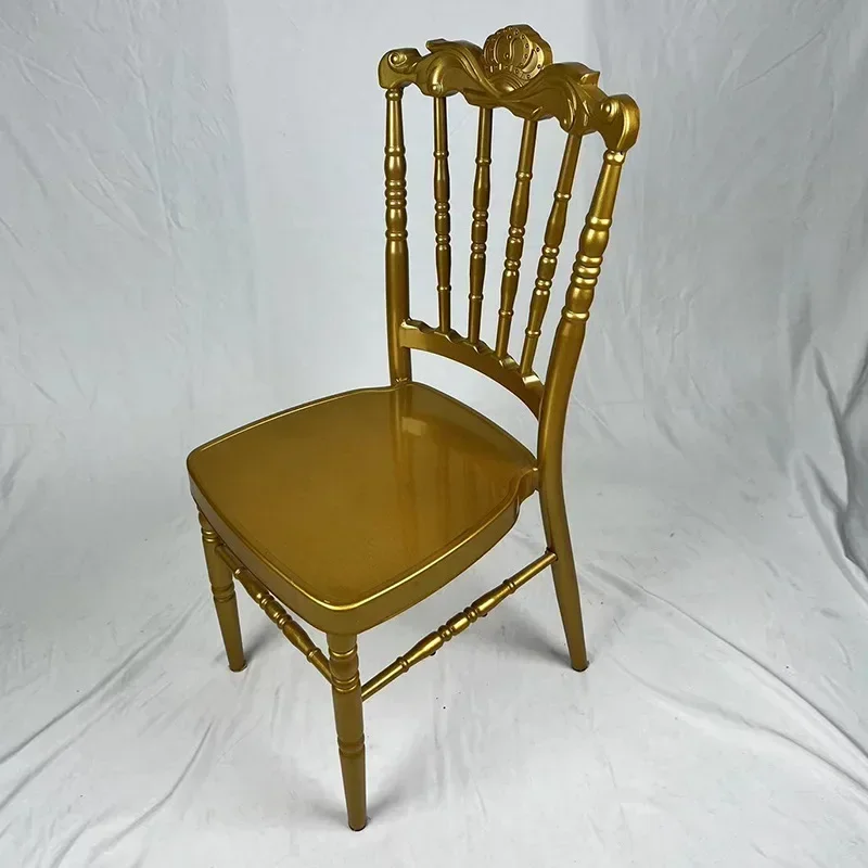 

Hotel wedding wrought iron dining chair Hotel banquet chair