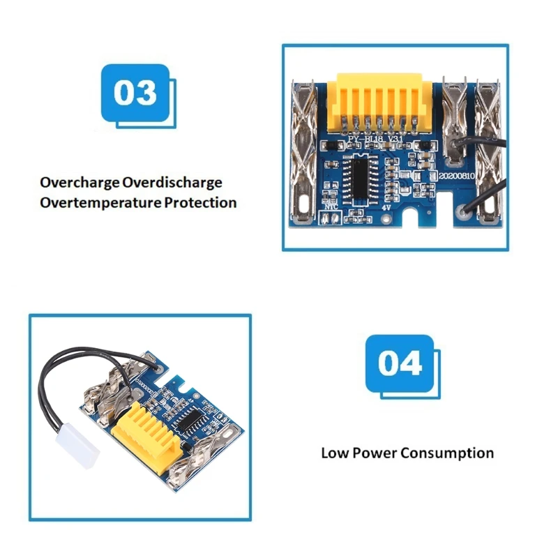Pin Lithium Thay Thế 14.4V Cho Makita-bl1430 Bl1440 Bl1450 Quá Nóng Để Bảo Vệ Pcb-Bảng Mạch