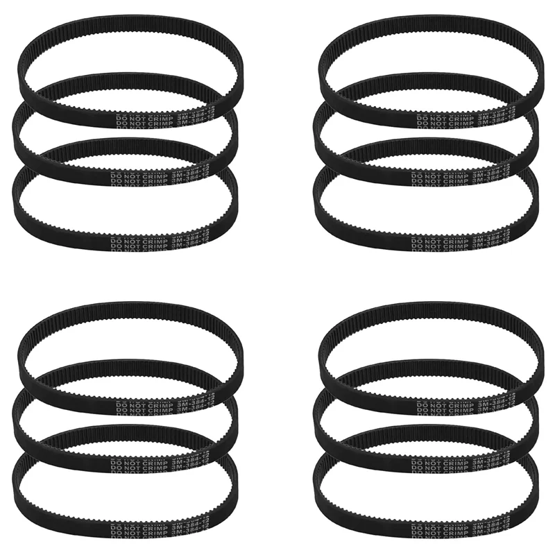 Ac29-12Pcs -384-12 Drive Belt For Electric Bike E-Bike Scooter Motorcycle