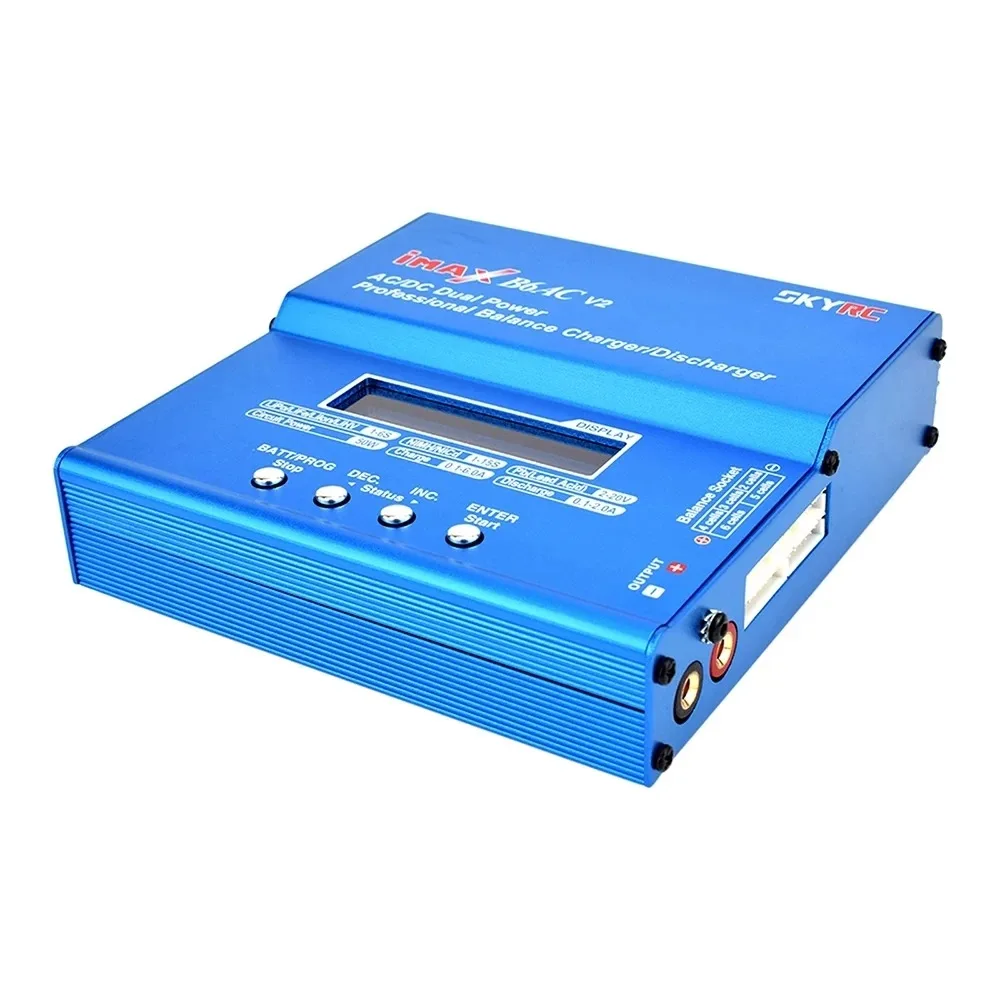 SKYRC IMAX B6AC V2 Balance Charger Discharger, Digital LCD Screen Multi‑Chemistry Battery Charger for RC Model Battery Charging