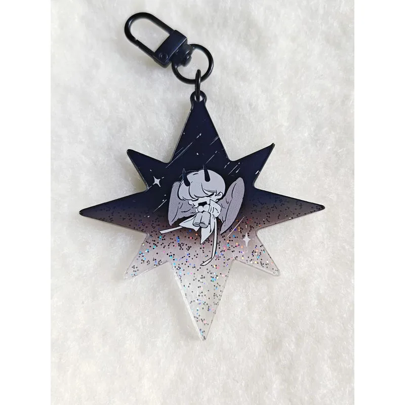 Новая перспектива чтения Кьчжи: домашний акриловый рюкзак с золотой подошвой в стиле Ins, декоративный брелок с подвеской