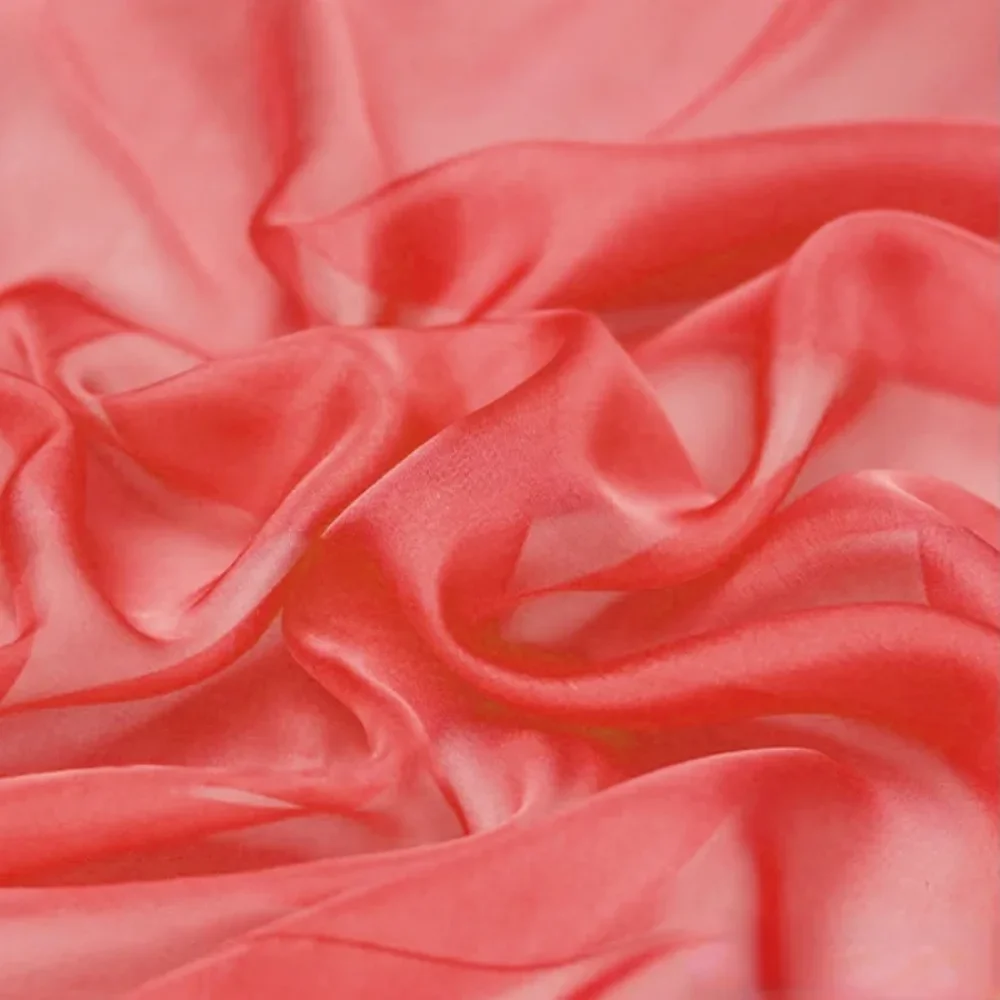 

Шелковая шифоновая ткань: модный дизайн, весна-лето, тонкая, для платьев и рубашек, продается на метры, для шитья своими руками, оптовый материал