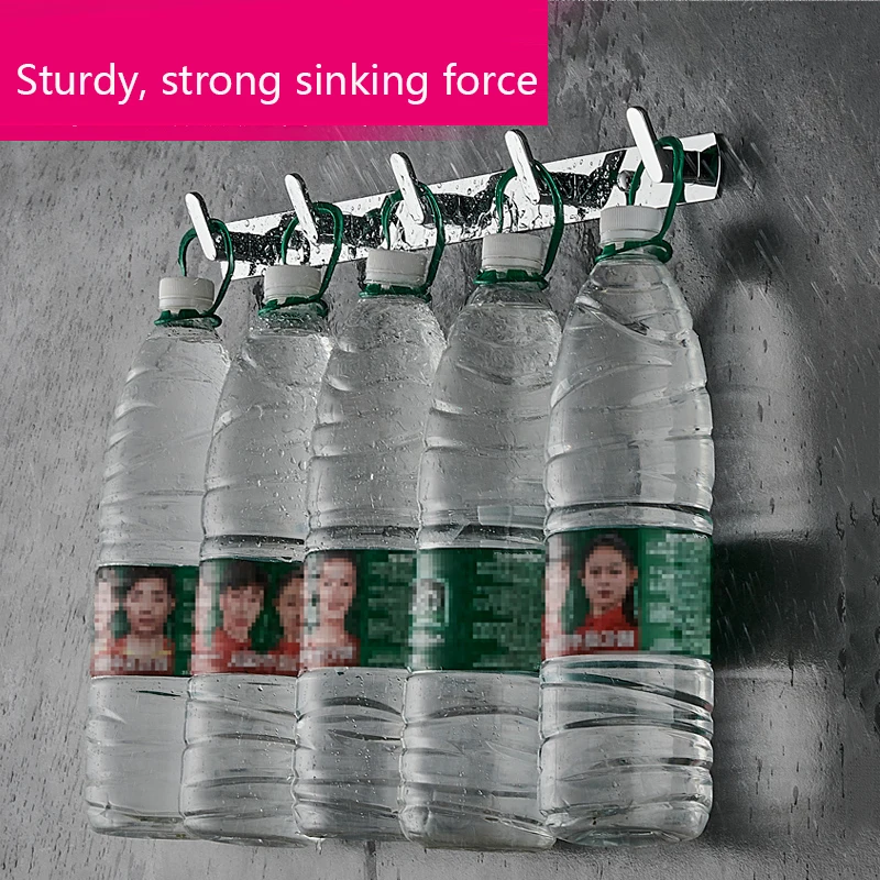 

Нержавеющая сталь Дверь за крючком для хранения Настенная вешалка для одежды Крючок для пальто Вешалка для ванной комнаты Органайзер для спальни Комплект для хранения