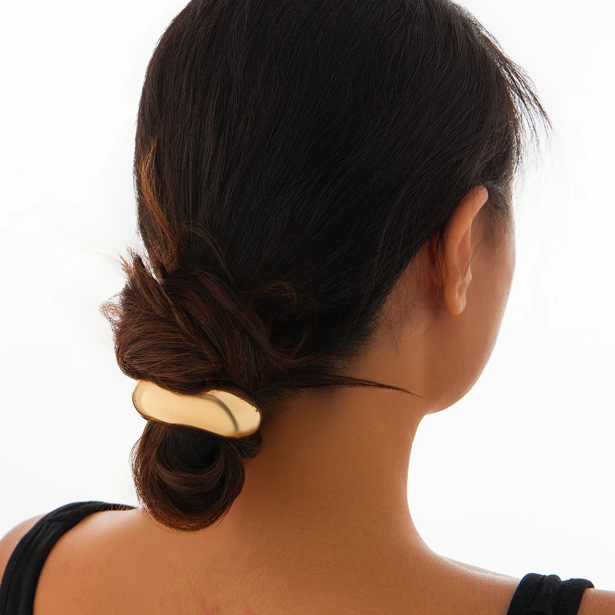 Metal Irregular Double-layer Hair Bands Ropes for Women Headband Elastic HairPins Hairband Fashion Jewelry Hair Accessories Gift image 4