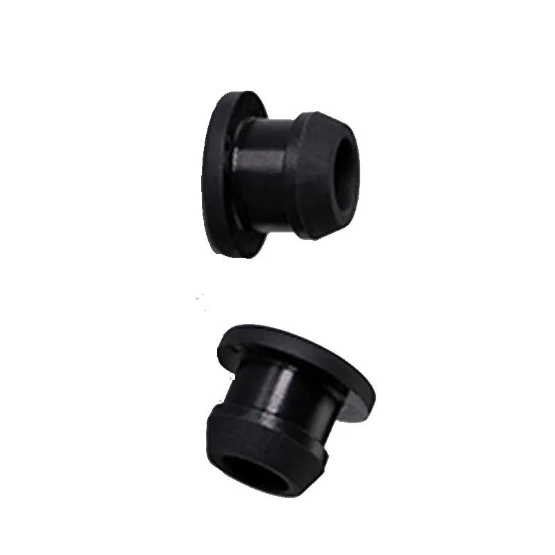 Tampas de borracha de silicone sólido preto t tipo plug cover snap-on gaxeta eliminando tampa de vedação de extremidade