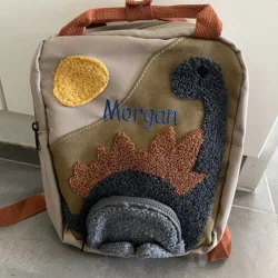 New Children's Bag Custom Name Infant Cartoon Dinosaur Bag Children's Day Gift Animal Backpack Personalized Name Kids Schoolbag