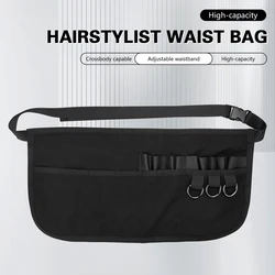 Barbershop Adjustable Hair Scissor Bag Comb Case Hairdressing Barber Waist Bags Holder Tool Waist Pack Belt Storage Bag Apron 